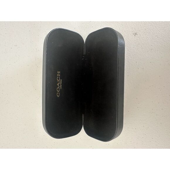 Coach New York Black Sunglasses Case Protective Eyewear Storage Accessory - Picture 8 of 9